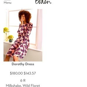 Boden Dorothy Dress